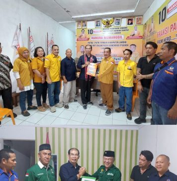 Jakius Sinyor Serahkan Berkas Pendaftaran ke Hanura dan PKB, Optimis Dapat Rekomendasi Partai