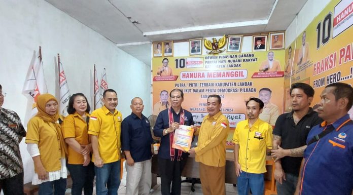 Jakius Sinyor Serahkan Berkas Pendaftaran ke Hanura dan PKB, Optimis Dapat Rekomendasi Partai