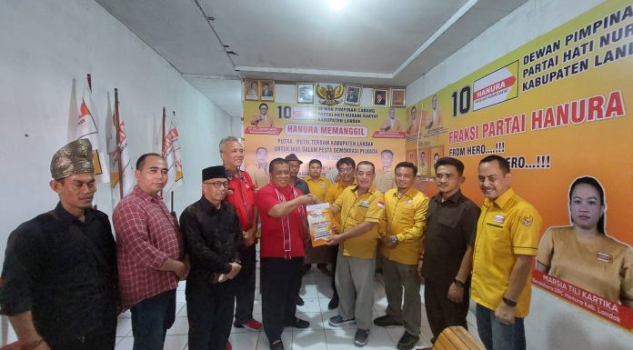 Kembalikan Berkas Pendaftaran Bacalon Bupati Landak Ke Hanura, Ketua DPC Hanura : Heri Saman Masuk Kriteria
