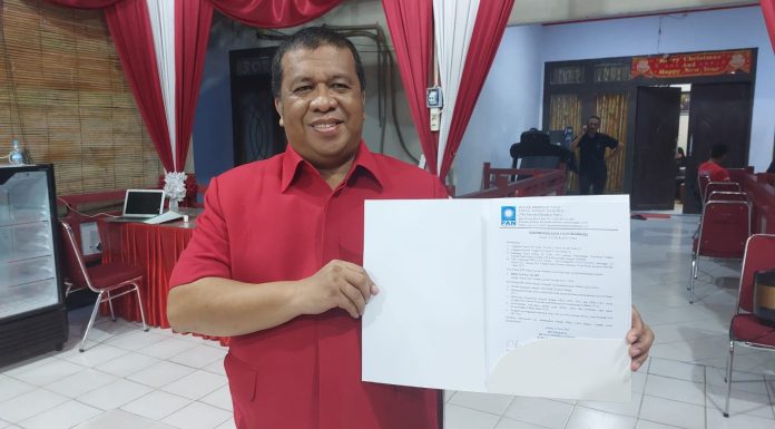 Heri Saman Terima Rekomendasi DPP PAN Sebagai Bakal Calon Bupati Landak