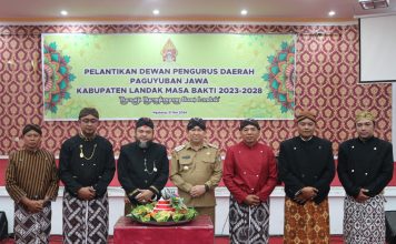 Pengurus Paguyuban Jawa Landak Dilantik