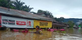 Banjir Rendam Ratusan Rumah Warga Tiga Desa di Air Besar