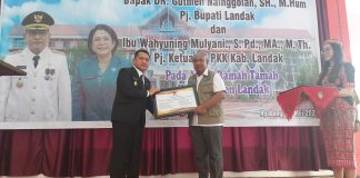 Pemkab Landak Terima Bantuan Dari BNPB Untuk Penanganan Banjir
