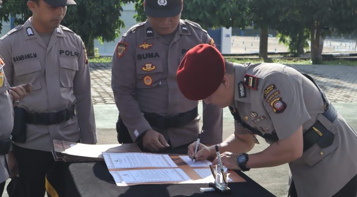 Sejumlah Perwira Polres Landak Dimutasi, Ini Daftar Namanya