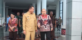 Pisah Sambut Pj. Bupati Landak, Gutmen Sampaikan Buka Diri Terima Masukan