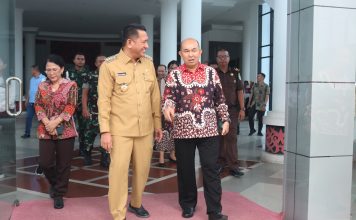 Pisah Sambut Pj. Bupati Landak, Gutmen Sampaikan Buka Diri Terima Masukan