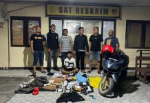 Residivis Kasus Narkoba Nekat Curi Motor Kurir JNT