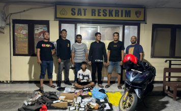 Residivis Kasus Narkoba Nekat Curi Motor Kurir JNT