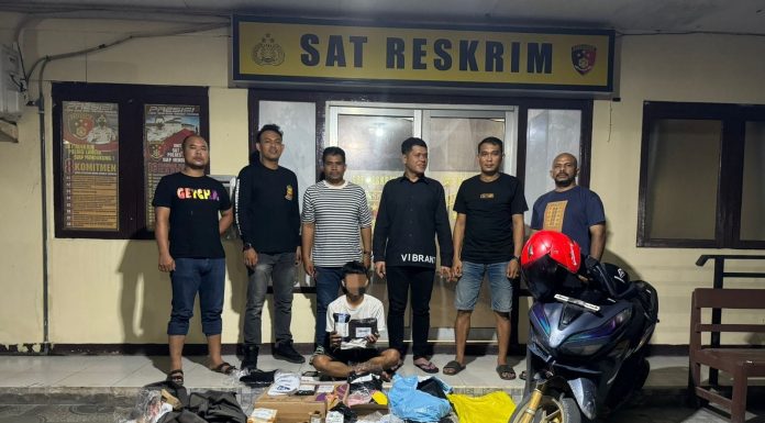 Residivis Kasus Narkoba Nekat Curi Motor Kurir JNT