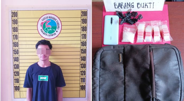 Pengedar Sabu Ditangkap Saat Pulang Menuju Ngabang