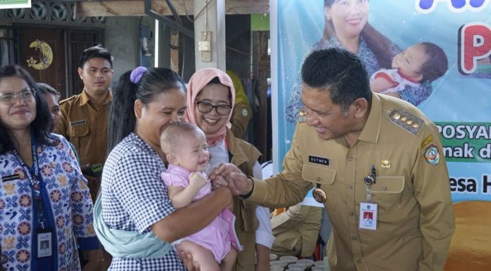 Tim TPPS Pusat Intervensi Penurunan Stunting di Posyandu Cemara