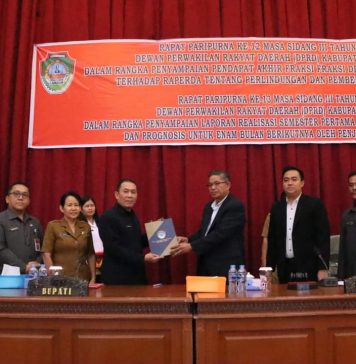 Pemkab Bersama DPRD Landak Sepakati Raperda Perlindungan dan Pemberdayaan Petani Diperdakan