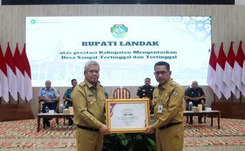 Zero Desa Sangat Tertinggal dan Tertinggal Kabupaten Landak Targetkan Menuju Desa Mandiri
