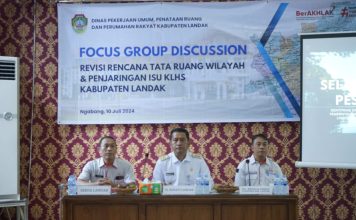 Pemkab Landak Gelar FGD Revisi Rencana Tata Ruang Wilayah dan Kajian Lingkungan Hidup Strategis