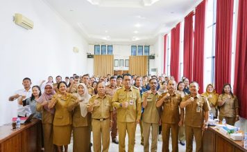 Gutmen Buka Bimtek Pengelolaan Data Terpadu Kesejahteraan Sosial