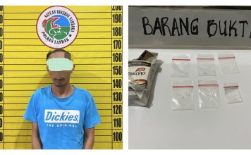 Miliki Enam Plastik Klip Transparan Diduga Shabu, Seorang Warga Pulau Bendu Ditangkap