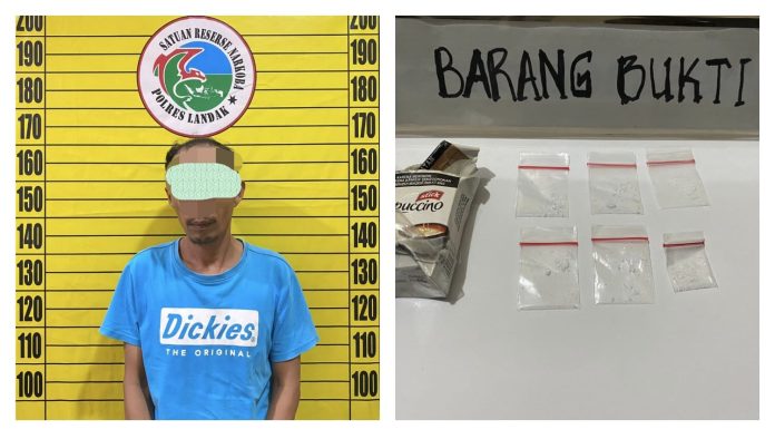 Miliki Enam Plastik Klip Transparan Diduga Shabu, Seorang Warga Pulau Bendu Ditangkap