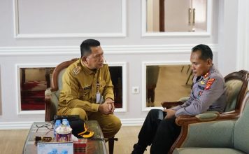 Terima Kunjungan Kapolres Landak, Gutmen Ajak Sukseskan Pilkada 2024