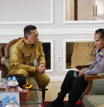 Terima Kunjungan Kapolres Landak, Gutmen Ajak Sukseskan Pilkada 2024