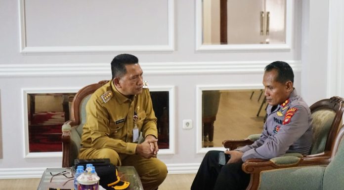 Terima Kunjungan Kapolres Landak, Gutmen Ajak Sukseskan Pilkada 2024