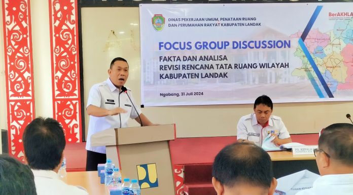 Sekda Buka FGD Fakta dan Analisis Revisi Rencana Tata Ruang Wilayah