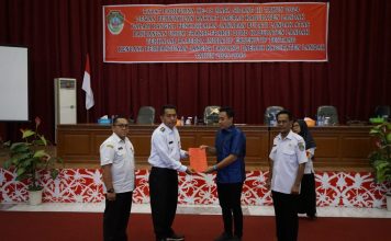Pj. Bupati Landak Sampaikan Jawaban Atas Pandangan Umum Fraksi DPRD