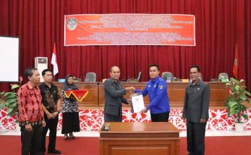 DPRD Bersama Pemkab Landak Setujui Raperda Rencana Pembangunan Jangka Panjang Daerah Diperdakan