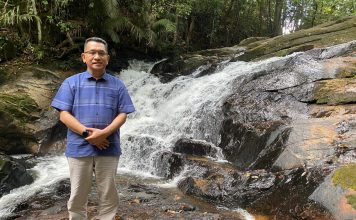 Gutmen Kagum Keindahan Objek Wisata Riam Angan
