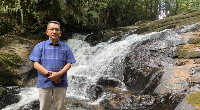 Gutmen Kagum Keindahan Objek Wisata Riam Angan