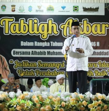 Buka Kegiatan Tabligh Akbar, Gutmen Harapkan Jadi Sarana Tingkatkan Keimanan dan Ketaqwaan Umat