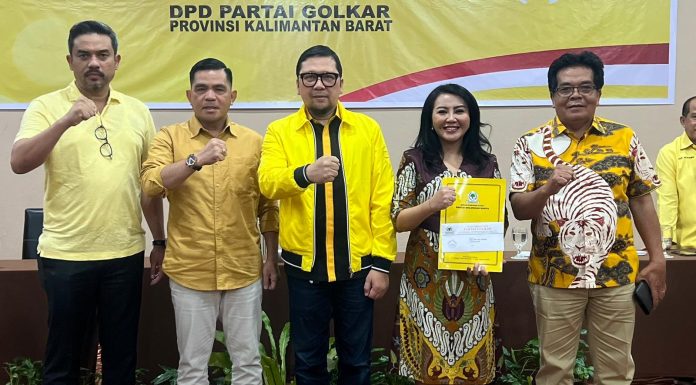 Golkar Beri Rekom Karolin-Erani Maju Pilkada Landak