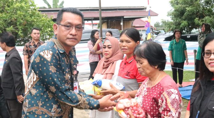Pemkab Landak Gelar Gerakan Pangan Murah Sambut Perayaan Kemardekaan Republik Indonesia Ke-79