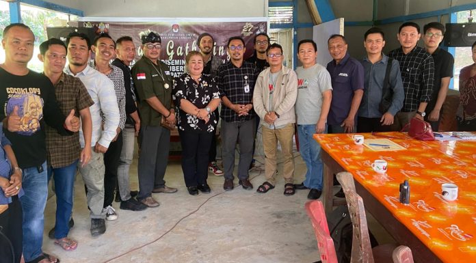 KPU Landak Gandeng Media Sukseskan Tahapan Pilkada 2024