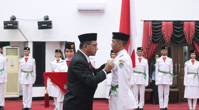 30 Anggota Paskibraka Landak Dikukuhkan