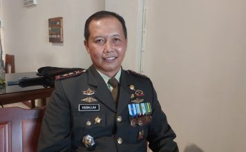 Dandim 1210/LDK Apresiasi Agenda Bakti Sosial Penanaman Pohon di Air Terjun Riam Dait Rangkaian HUT IWO Ke-12