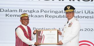 Pemkab Landak Terima Penghargaan Capaian Target Realisasi Investasi Penananam Modal