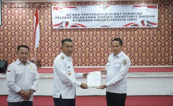 Heri Adiwijaya Jabat Plh Sekda Landak