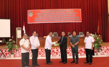 Pj. Bupati Landak Jawab Pandangan Umum Fraksi DPRD Atas Raperda APBD Perubahan
