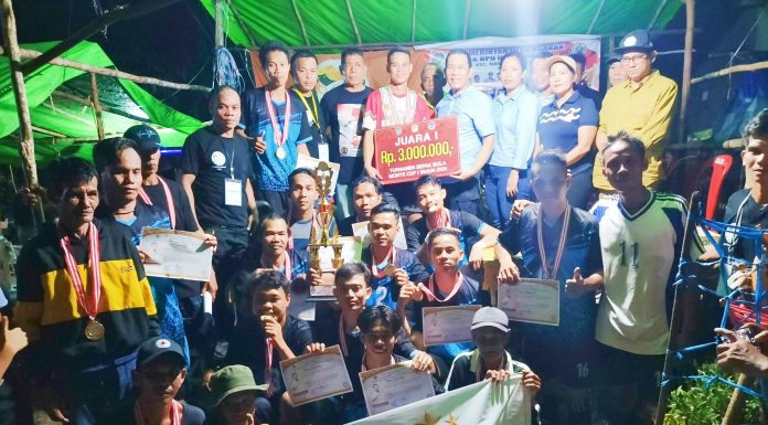 Sekretaris KONI Landak Vinsensius Tutup Turnamen Monte Cup I