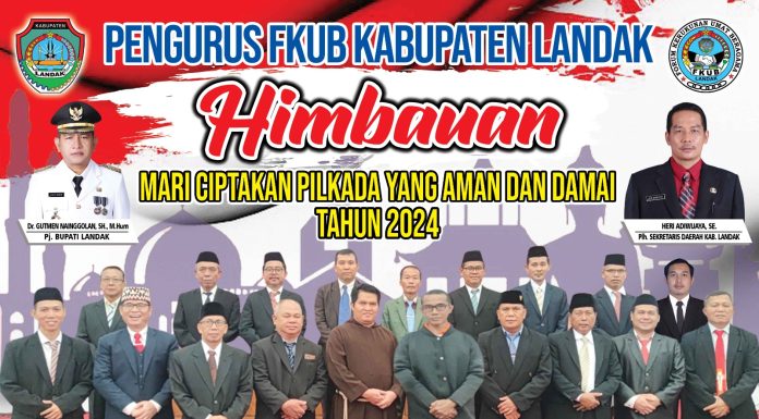 Forum Kerukunan Umat Beragama Landak Ajak Ciptakan Pilkada Damai