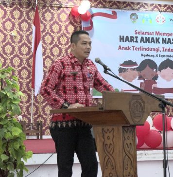 Plh. Sekda Landak Buka Kegiatan Hari Anak Nasional