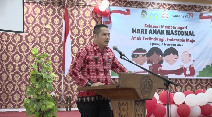 Plh. Sekda Landak Buka Kegiatan Hari Anak Nasional