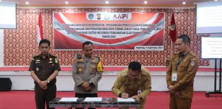 Pemkab Landak Launching Aplikasi Pengawasan Elektonik Keuangan Desa