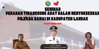 Peran Timanggong Adat Menyongsong Pilkada Damai di Kabupaten Landak