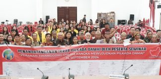 IWO Landak Gelar Seminar Pilkada Damai Bersama Timanggong Adat