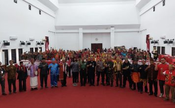 12 Paguyuban Etnis Kabupaten Landak Komitmen Wujudkan Pilkada Damai