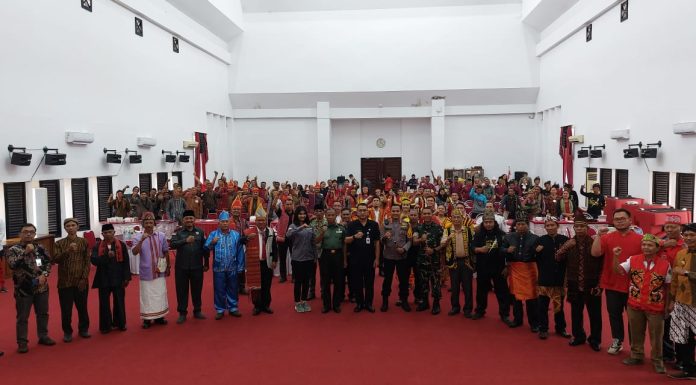 12 Paguyuban Etnis Kabupaten Landak Komitmen Wujudkan Pilkada Damai