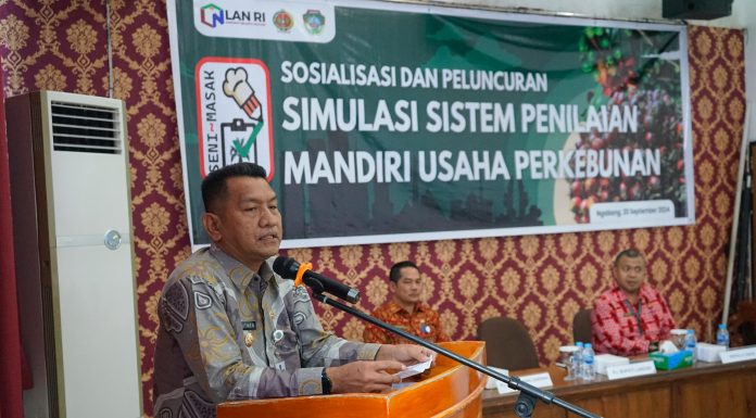 Gutmen Buka Sosialisasi dan Peluncuran Simulasi Sistem Penilaian Mandiri Usaha Perkebunan