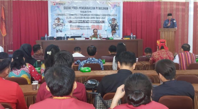 Bawaslu Landak Ajak Masyarakat Awasi Tahapan Pilkada 2024