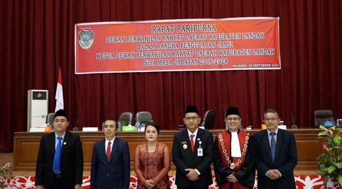 Evy Yuvenalis Jabat Ketua DPRD, Pj Bupati Landak Harapkan Terjalin Hubungan Baik Dengan Pemkab